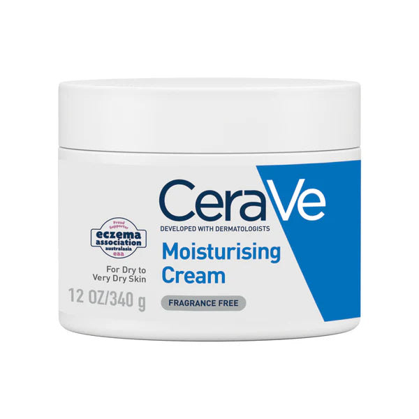 CeraVe Salicylic Acid Moisturizing Cream – BHA + Ceramides for Clear Skin, 340g
