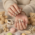 Bear Press-On Nails – Cute Kawaii 35mm
