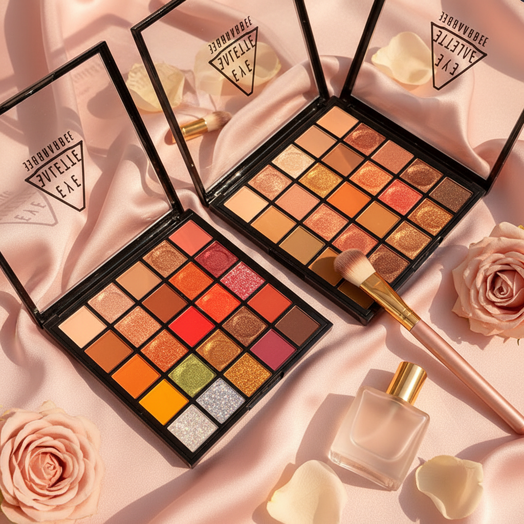 CoolBarbee 25-Colour Eyeshadow Palette – Pearl, Matte & Shimmer Shades