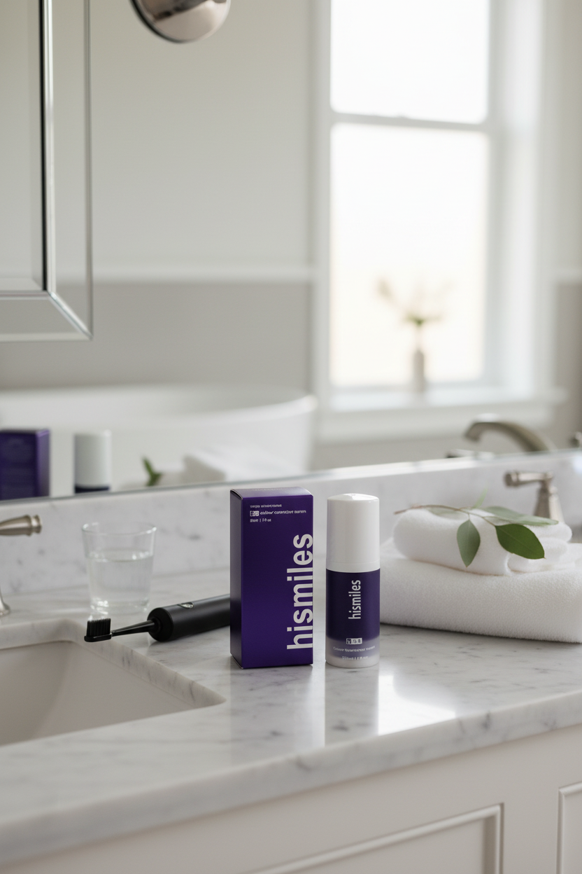 HiSmile V34 Colour Correcting Toothpaste – Purple Whitening Formula