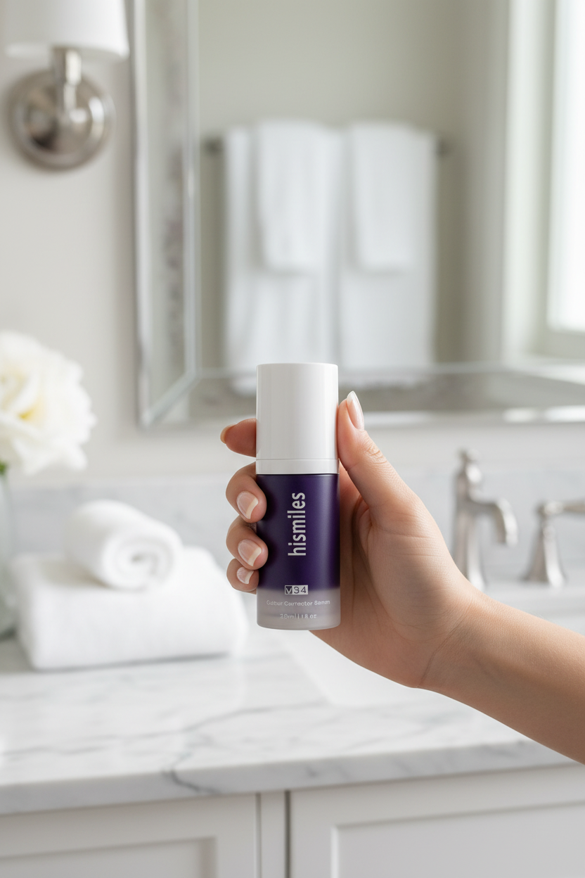 HiSmile V34 Colour Correcting Toothpaste – Purple Whitening Formula