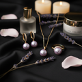 Embrace Shell Pearl Jewellery Set – Necklace, Ring & Earrings, 5 Colours