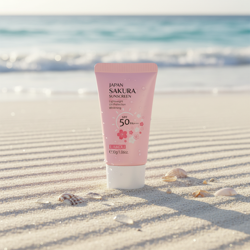 Sakura Sunscreen – Moisturising SPF Isolation Cream, 30g